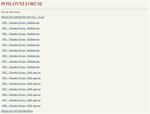 Tablet Screenshot of hrvatska.poslovniforum.hr